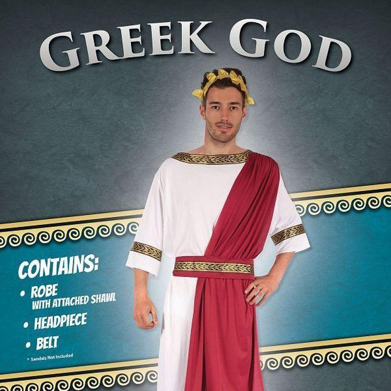 Mens Greek God Adult Costumes Male Chest Size 44" Bristol Novelty Adult Costumes > Generic Mens Costumes 7954