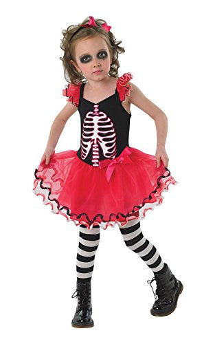 Skull Dress Childrens Red Skeleton Costume_1 rub-880348XL