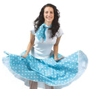 Womens Rock Nroll Skirt Blue Adult Costume Female One Size Bristol Novelty Generic Ladies Costumes 13649